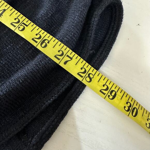 Free People We The Free Sheila Hacci Blue Long Sleeve Draped Front Flowy Top - Picture 9 of 9